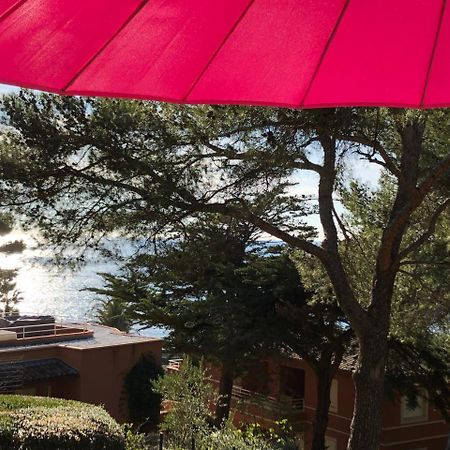 50M Plage T2 Grande Terrasse Vue Mer Climatise Piscine Chauffee, Parking Clos Gratuit Sanary-sur-Mer Luaran gambar