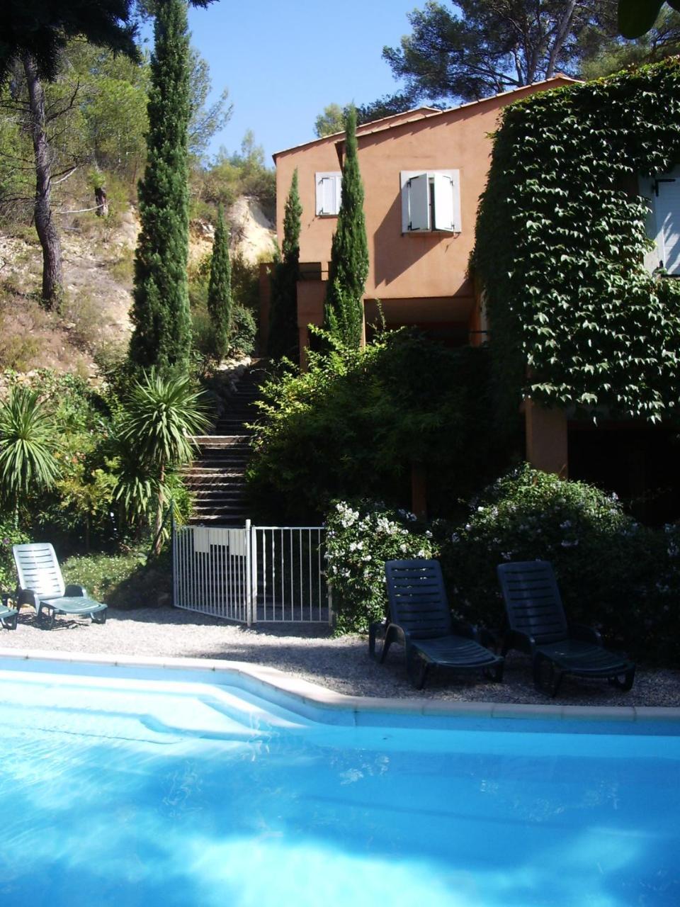 50M Plage T2 Grande Terrasse Vue Mer Climatise Piscine Chauffee, Parking Clos Gratuit Sanary-sur-Mer Luaran gambar