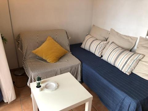 50M Plage T2 Grande Terrasse Vue Mer Climatise Piscine Chauffee, Parking Clos Gratuit Sanary-sur-Mer Luaran gambar